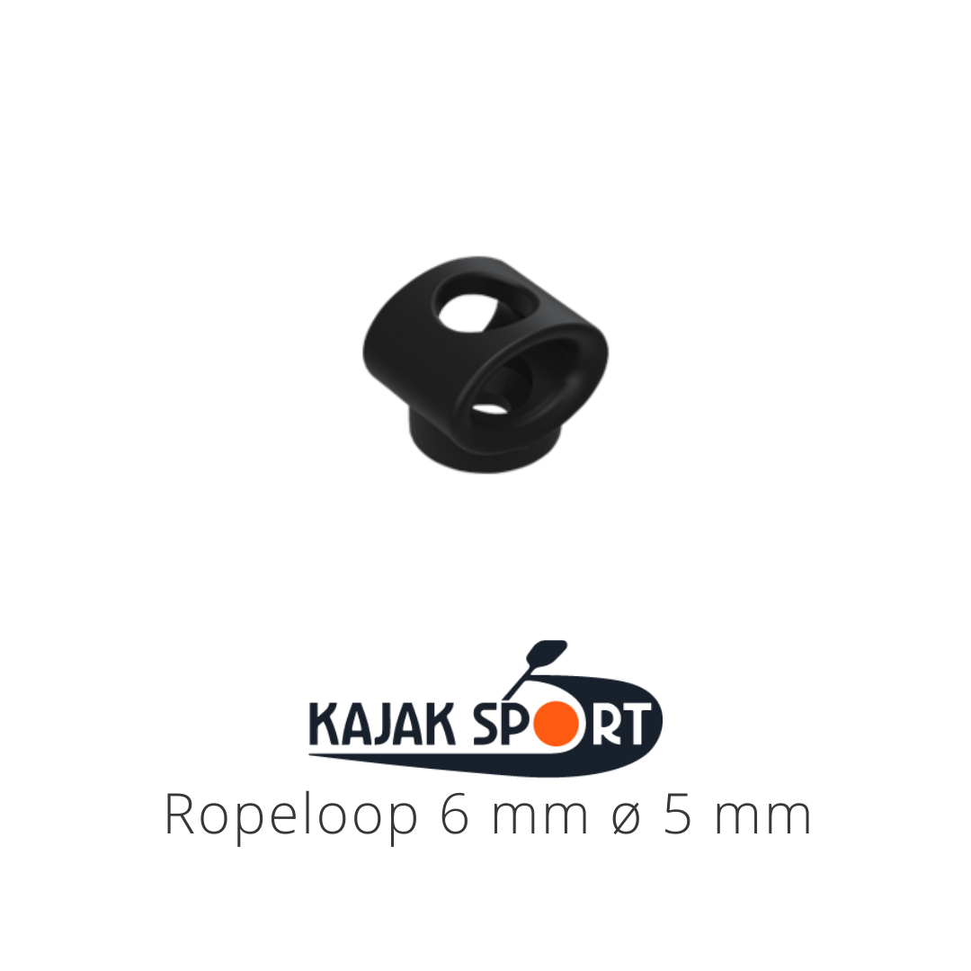 Ropeloop 6 mm ø 5 mm, 4 pcs