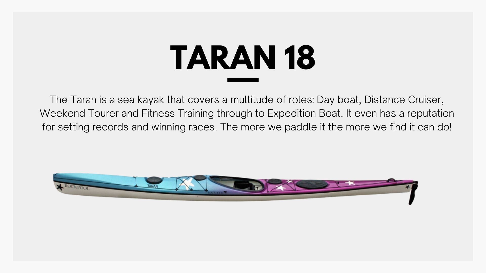 Rockpool TARAN 18