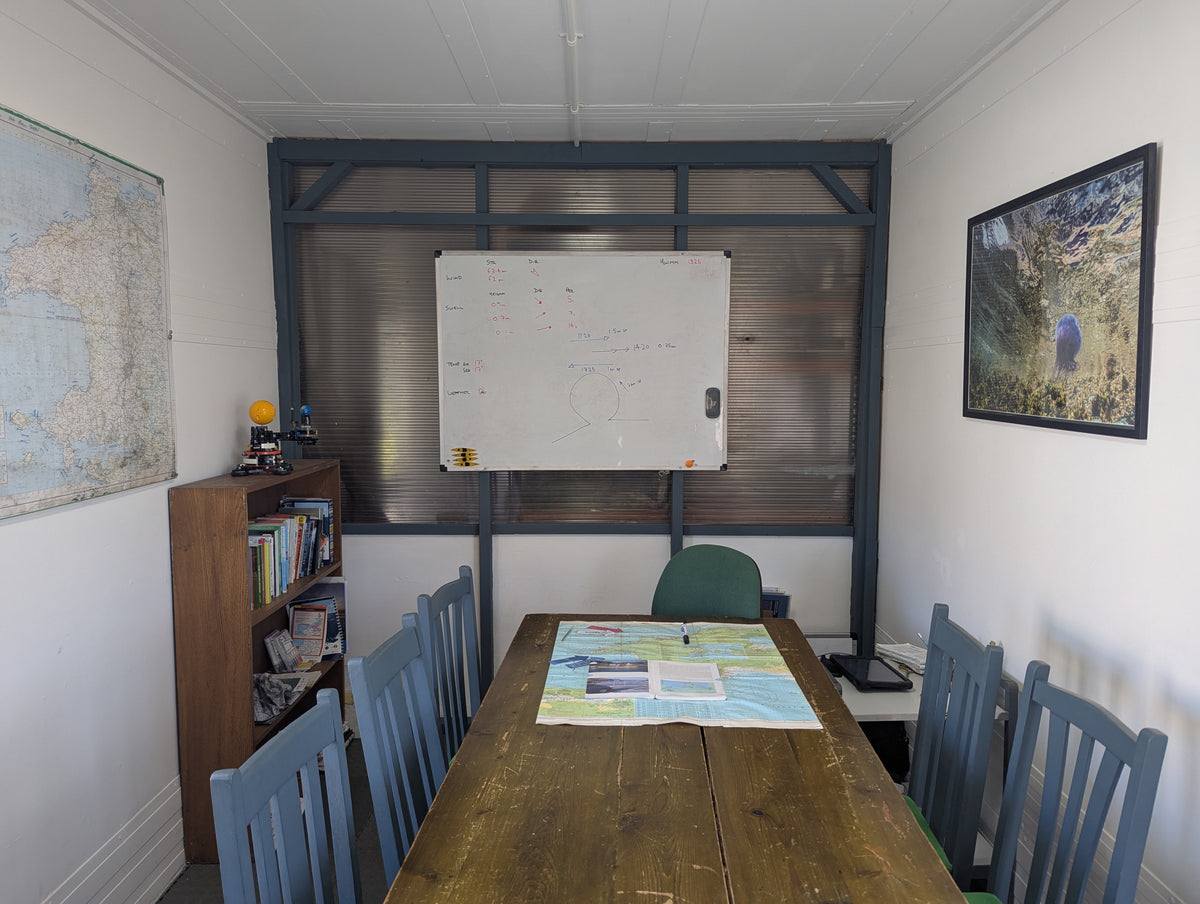 The Wheelhouse set up for navigation training